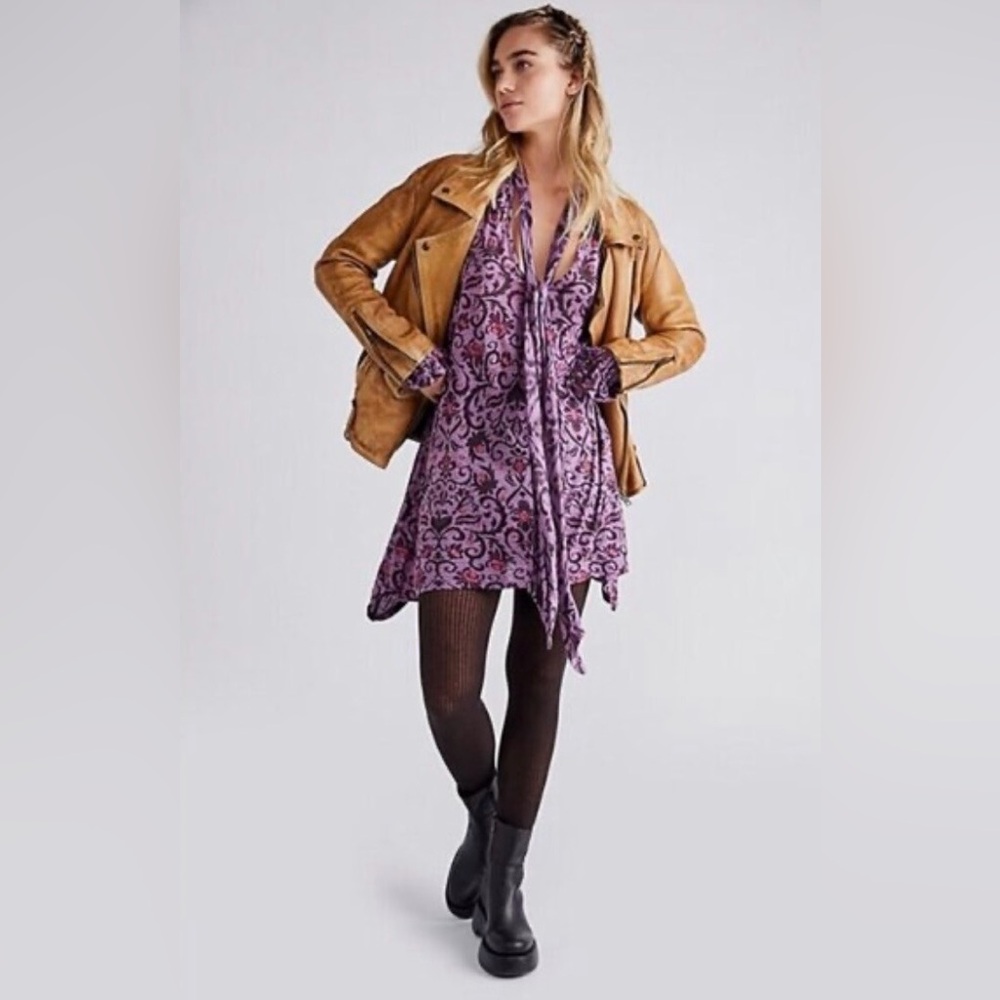 Free People Printed Bridgette Tunic Top/Dress NWOT
